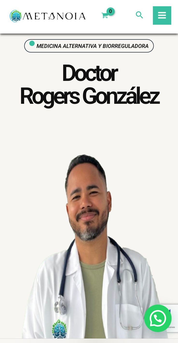 Imagen de página web corporativa Metanoia Villavicencio.. creada por andresdiazvalencia.com